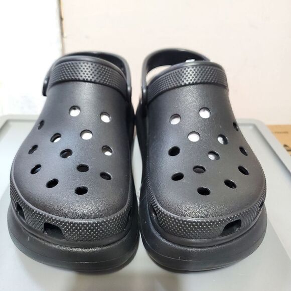 Crocs Classic Crush Clog Black Unisex Women’s Size 9 / Men Size 7 New - Picture 10 of 10